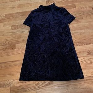 Navy blue aqua dress